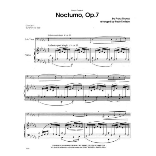 Strauß, Franz - Nocturno op. 7