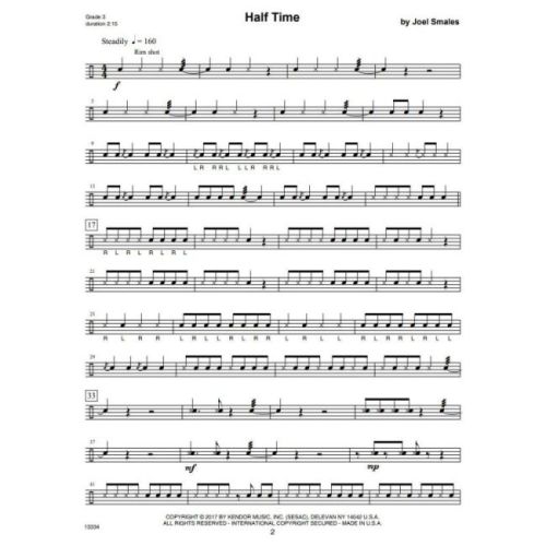 Smales, Joel - Festival Pieces for Snare Drum