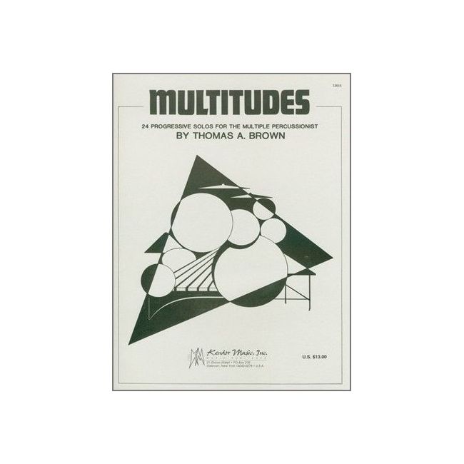 Brown, Thomas A. - Multitudes: 24 Progressive Solos