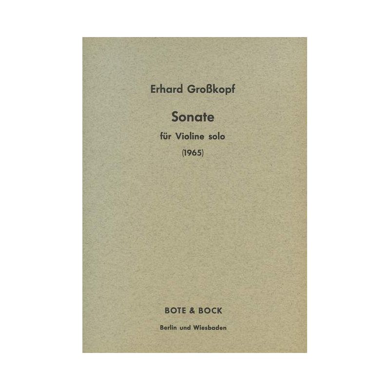 Grosskopf, Erhard - Sonata No. 2
