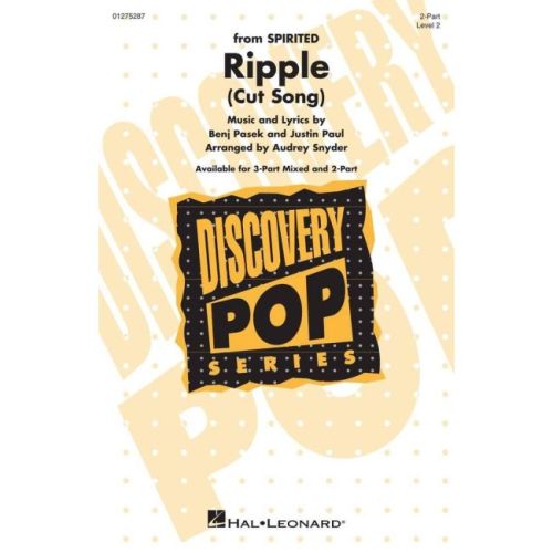 Pasek & Paul - Ripple (Cut Song) [from Spirited]