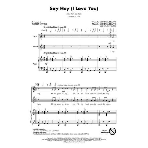 Young & Franti - Say Hey (I...