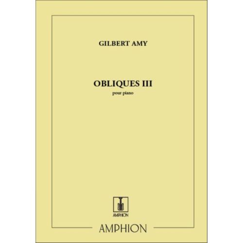 Amy, Gilbert - Obliques III