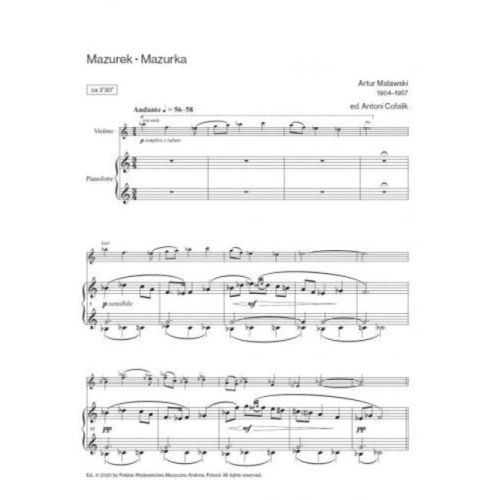 Malawski, Artur - Mazurka