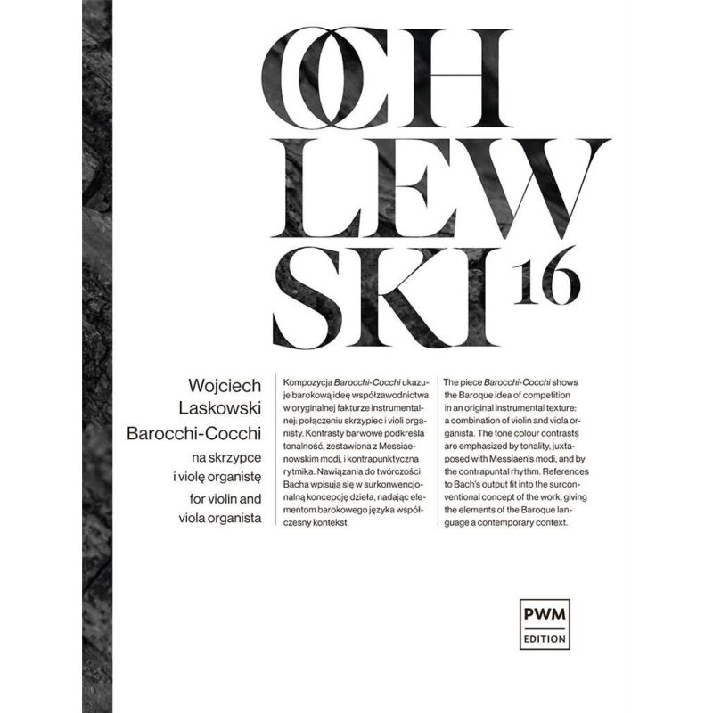 Laskowski, W. - Barocchi-Cocchi For Violin And Viola Organista
