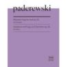 Paderewski, Ignacy Jan - Variations and Fugue in E flat minor op. 23
