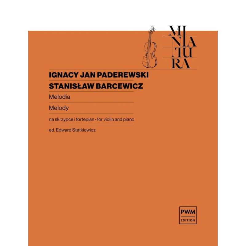 Paderewski, Ignacy Jan - Melody - Op. 16
