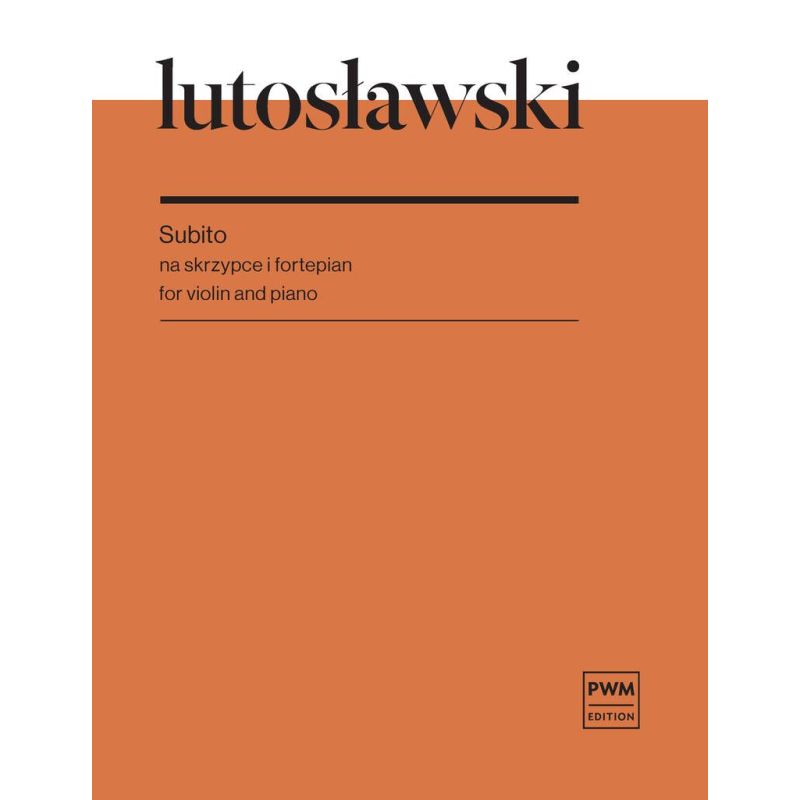 Lutoslawski, Witold - Subito
