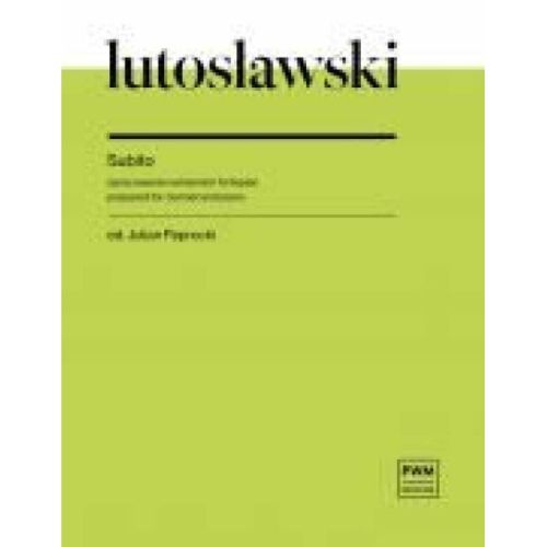 Lutoslawski, Witold - Subito