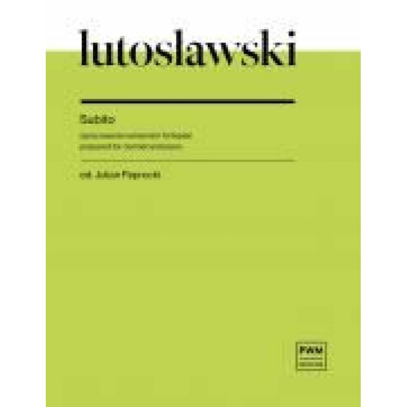 Lutoslawski, Witold - Subito