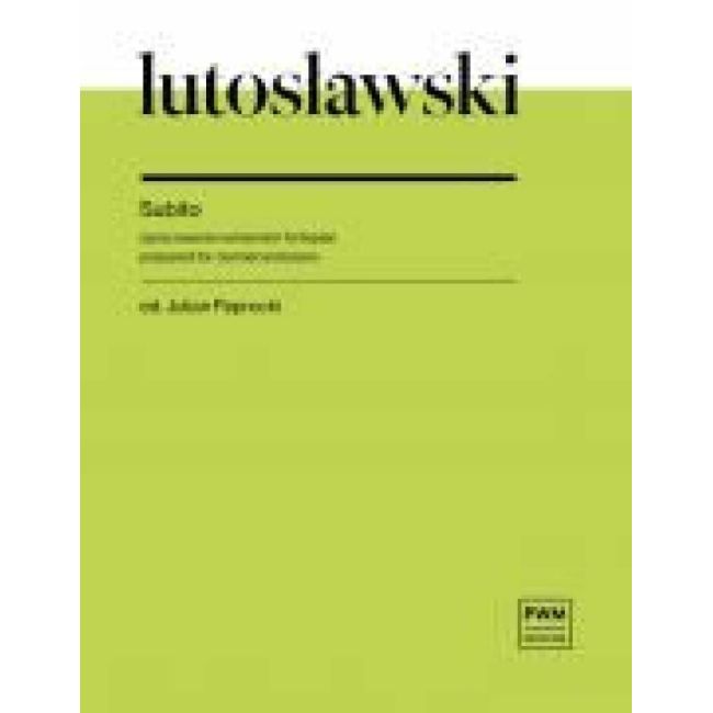 Lutoslawski, Witold - Subito