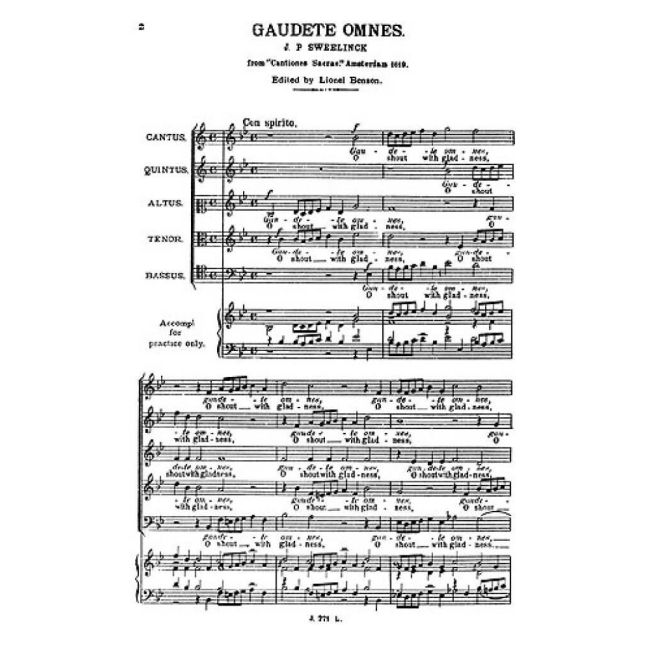 Sweelinck, Jan Pieterszoon - O Shout With Gladness