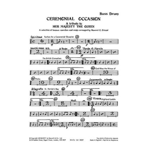 Friend, H C Ceremonial...