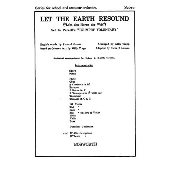 Clarke, Jeremiah - Let The Earth Resound