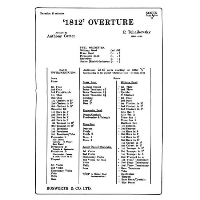Tchaikovsky, Pyotr Ilyich - 1812 Overture