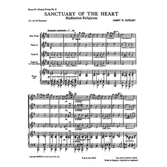 Ketèlbey, Albert - Sanctuary Of The Heart Singing No.2