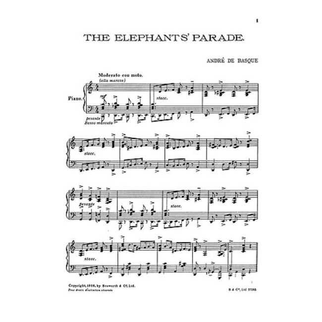 Andre, De Basque - The Elephants' Parade Piano