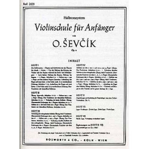 Sevcik, Otakar - Violin...