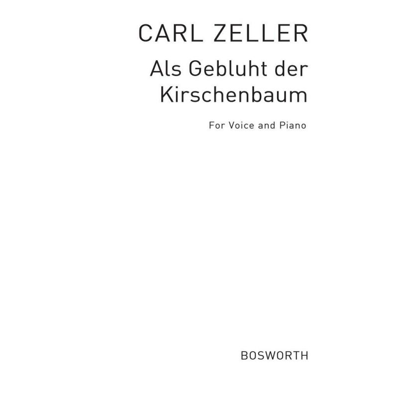 Als Gebluht Der Kirschenbaum
