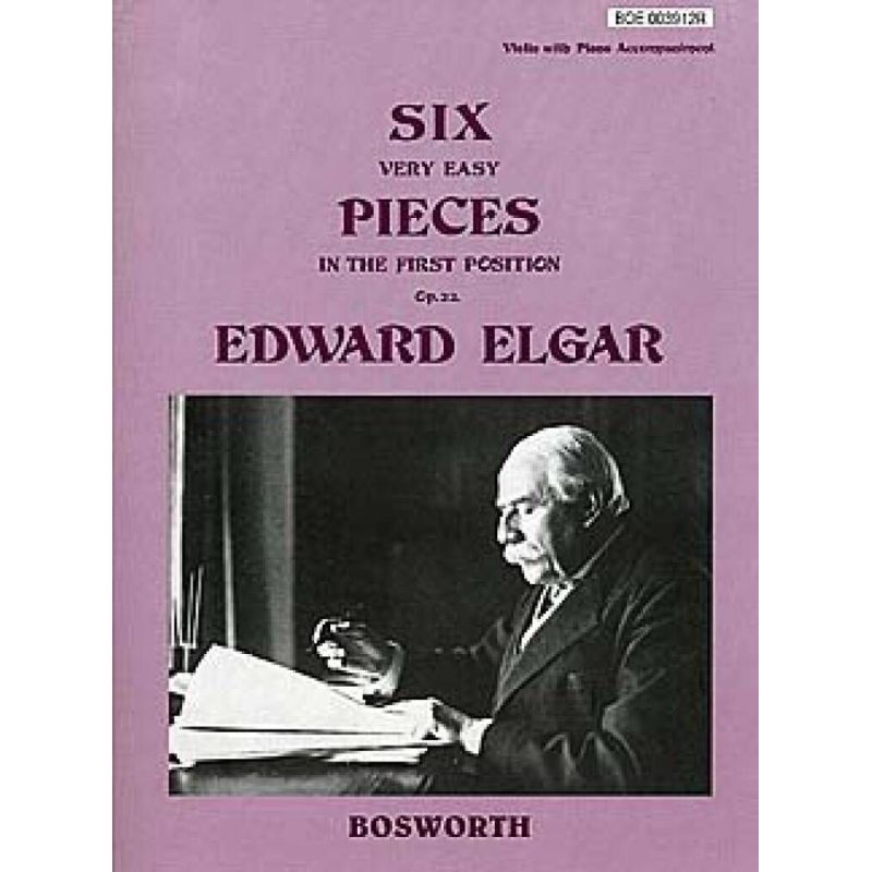 Elgar, Edward - 6 Very Easy Pieces For Violin Op.22