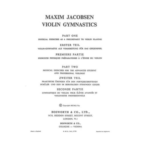 Jacobsen, M. - Violin...