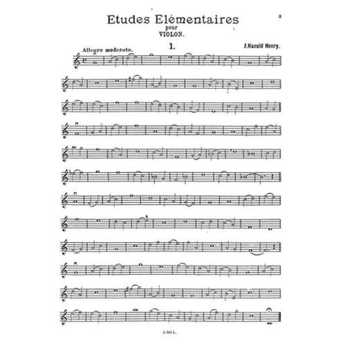 J., H. Henry - 12 Etudes...