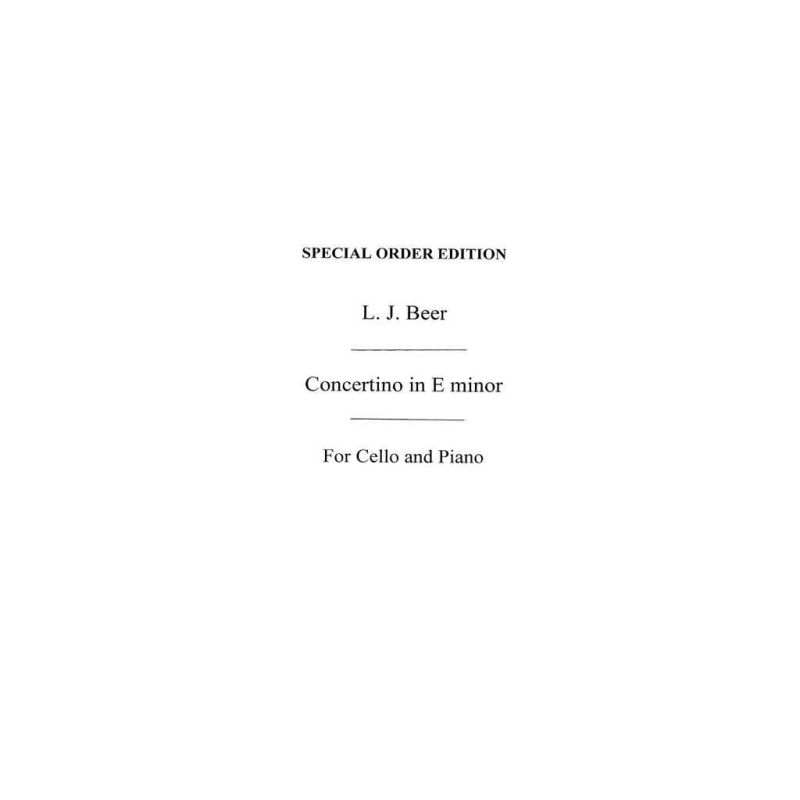 Beer - Concertino E Op.47