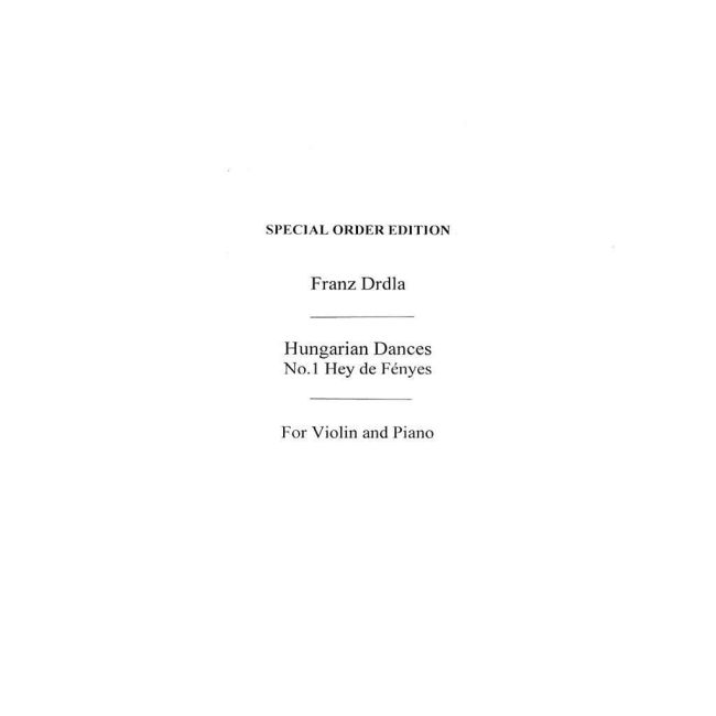 Hungarian Dances Op.30 No.1 'Hej Des Fenjes'