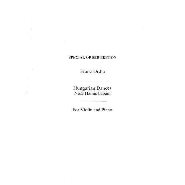 Hungarian Dances Op.30 No.2 'Hamis Babam'