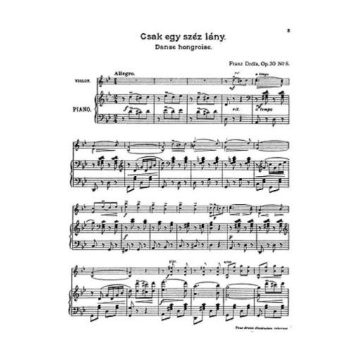 Hungarian Dances Op.30 No.8...