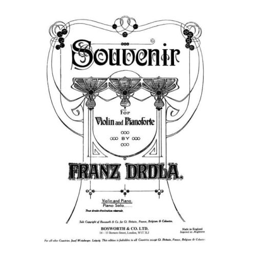 Drdla, F. - Souvenir