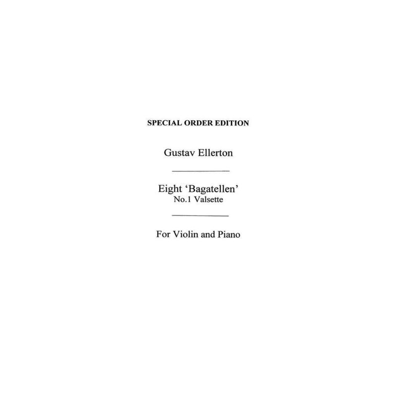 Valsette For Violin And Piano Op.18 No.1