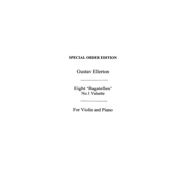 Valsette For Violin And Piano Op.18 No.1