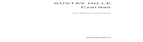 Hille, G. - Czardas Op.23/3