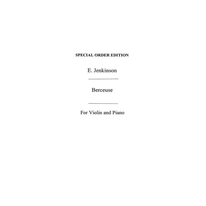 Berceuse For Violin And Piano