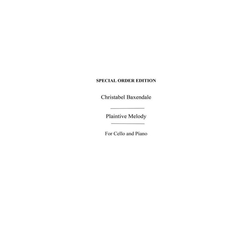 C. Baxendale: Plaintive Melody