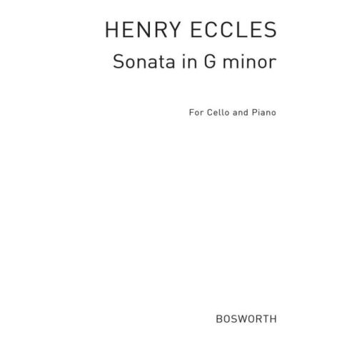 Sonata In G Minor For Cello...