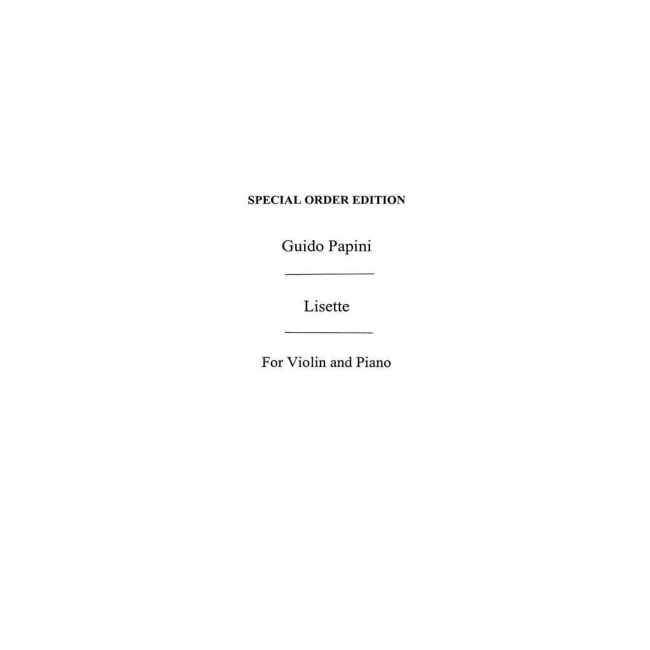 Guido Papini: Lisette Op.87