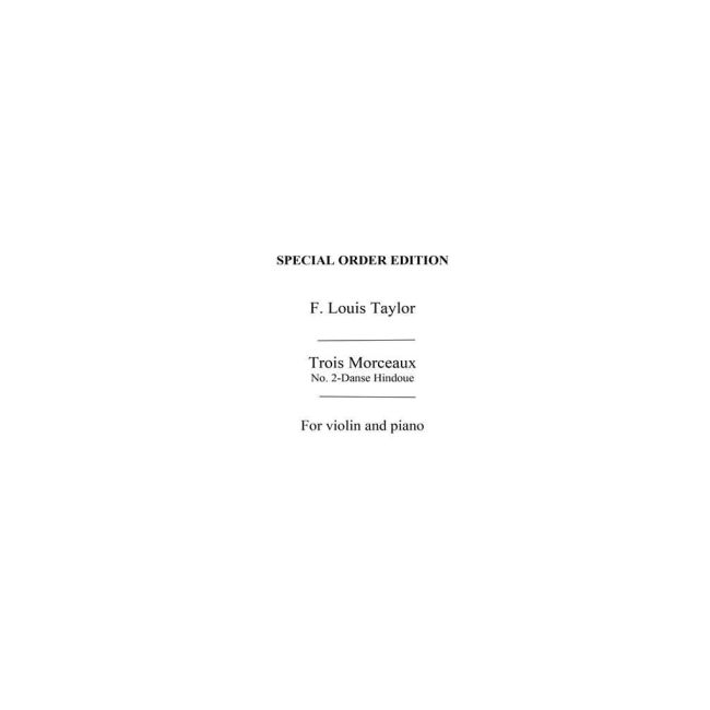 Danse Hindoue For Violin And Piano