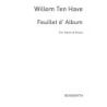 Feuillet D'Album Op.28