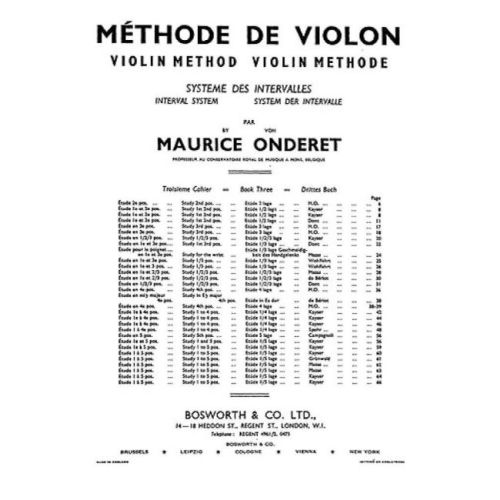 Violin Method Book 3