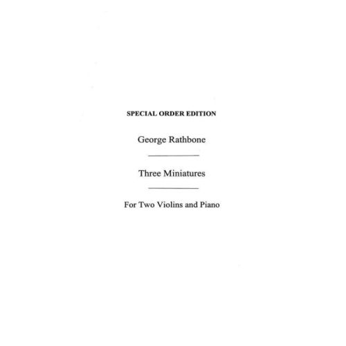George Rathbone: Three...