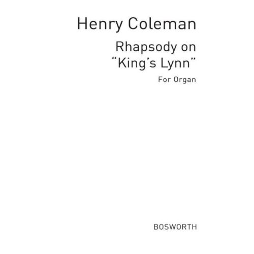 Henry Coleman: Rhapsody On...