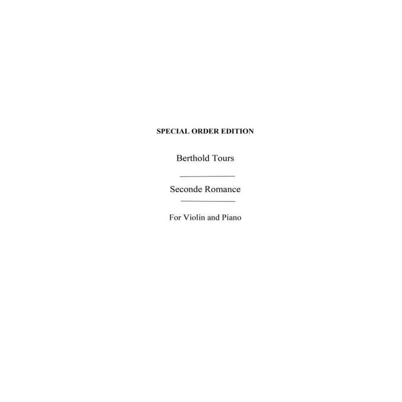 Second Romance For Violin And Piano