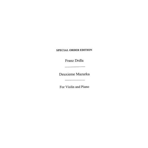 Deuxieme Mazurka For Violin...