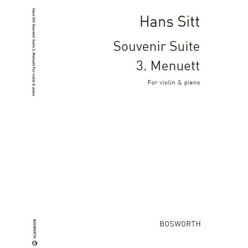 Sitt, Hans - Menuet Souvenir Suite Op.105/3