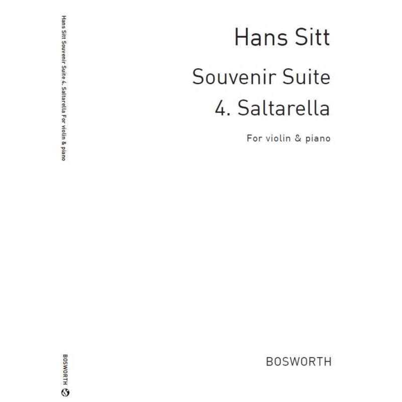 Sitt, Hans - Saltarella Souvenir Suite Op.105/4