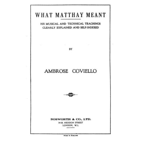 Ambrose Coviello: What...