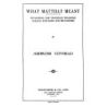 Ambrose Coviello: What Matthay Meant