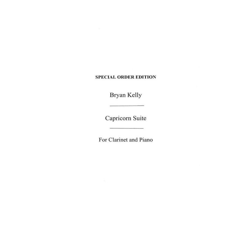 Capricorn Suite For Clarinet And Piano